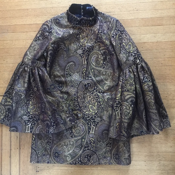 Nasty Gal Dresses & Skirts - BROCADE BELL SLEEVED PARTY DRESS BY NASTY GAL Nasty Gal Dresses & Skirts - BROCADE BELL SLEEVED PARTY DRESS BY NASTY GAL